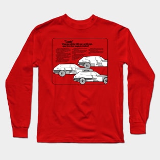 RELIANT SCIMITAR GTE - advert Long Sleeve T-Shirt